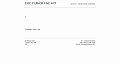 Desktop Screenshot of ericfranck.com